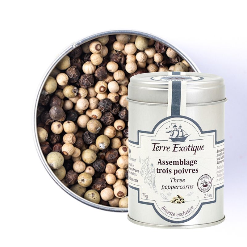 Assemblage Trois Poivres – Terre Exotique | Mélange gourmet