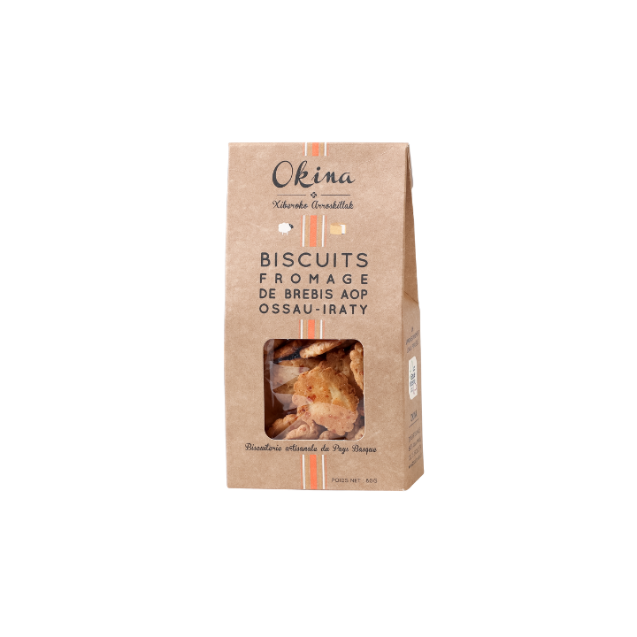 Biscuits au Fromage de Brebis AOP Ossau-Iraty – Okina