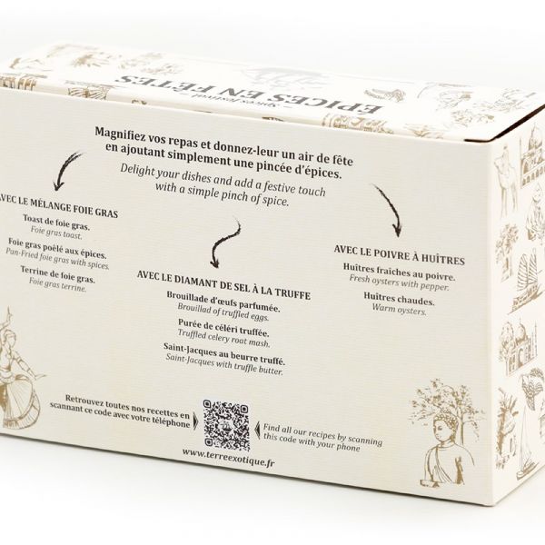 Coffret Épices en Fêtes Terre Exotique – Trio prestige gourmet