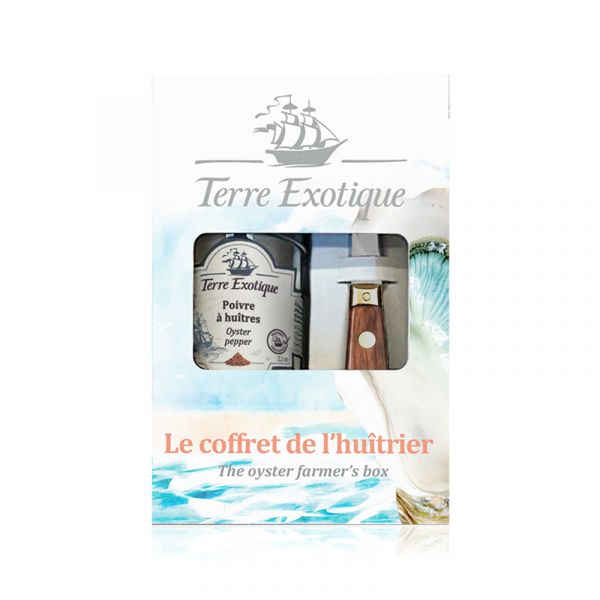 Coffret Huîtrier Terre Exotique – Poivre et couteau gourmet
