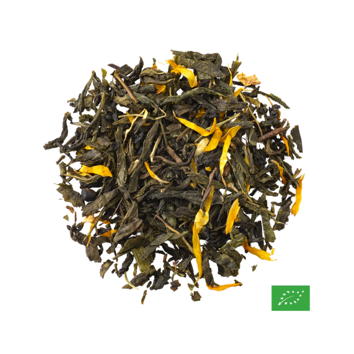 Mélange Thé Vert Rouge Baiser Bio 