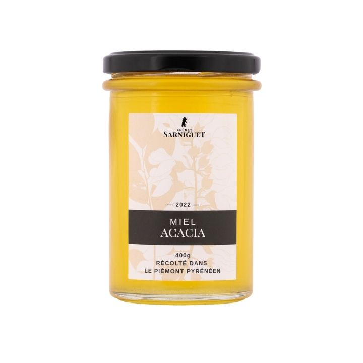 Miel d’Acacia 250 g – Frères Sarniguet | Miel doux et floral du Comminges