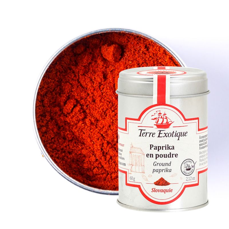 Paprika en poudre – Terre Exotique | Épice douce et colorée