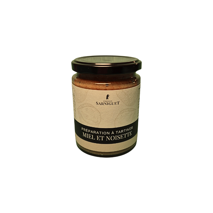 Pâte à Tartiner Miel & Noisette 200g – Frères Sarniguet | Gourmandise artisanale et naturelle