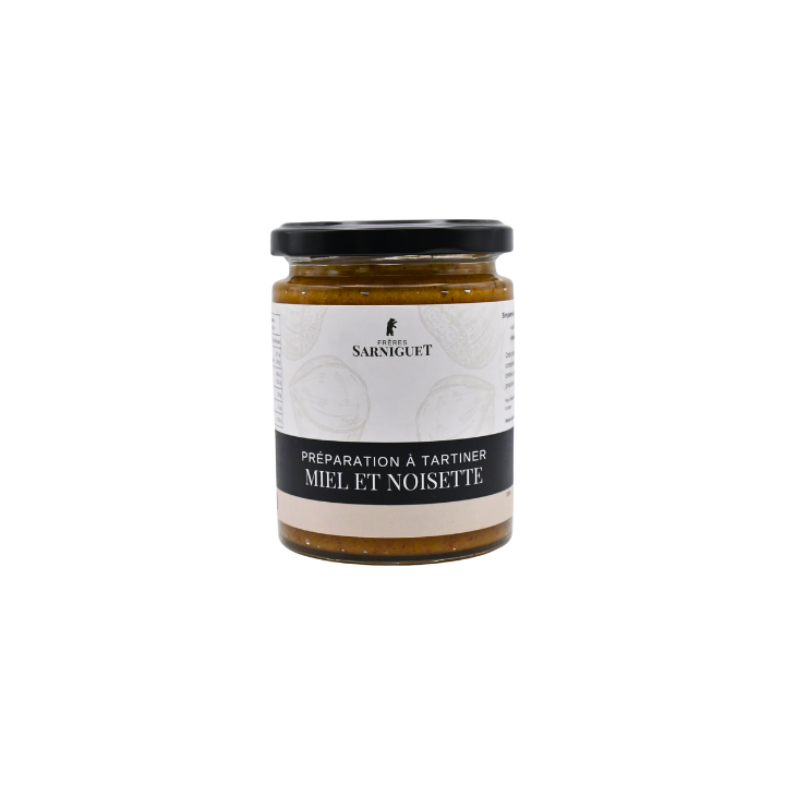 PateTartinerMiel_Noisette350g_FreresSarniguetGourmandiseartisanaleetnaturelle