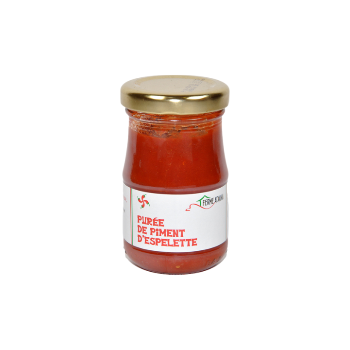 Purée de Piment d’Espelette AOP – 100 g – Ferme Atxania saveur basque