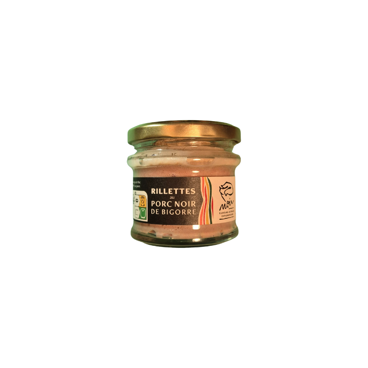 Rillettes Noir de Bigorre 90 g | Charcuterie artisanale