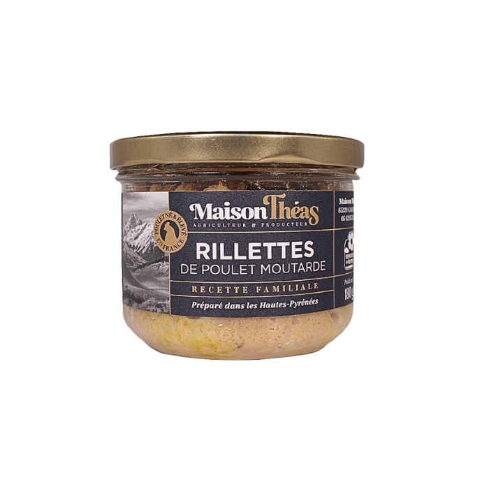 Rillettes de Poulet à la Moutarde – Maison Théas