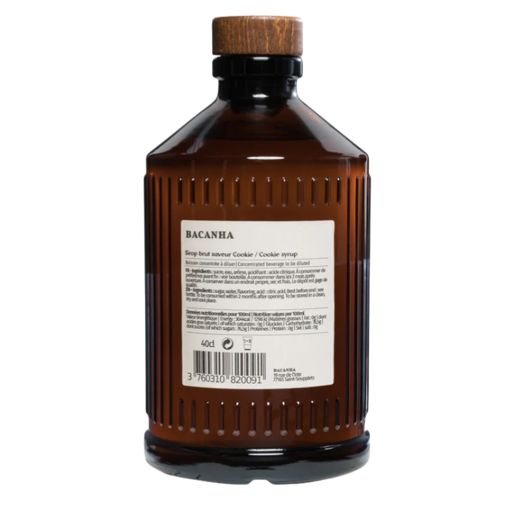 Sirop de Caramel Brut Bio – Bacanha | Sirop gourmand caramel au lait 400 ml