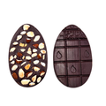 Tabloeuf Noir Amande – Tablette chocolat noir de Pâques artisanale