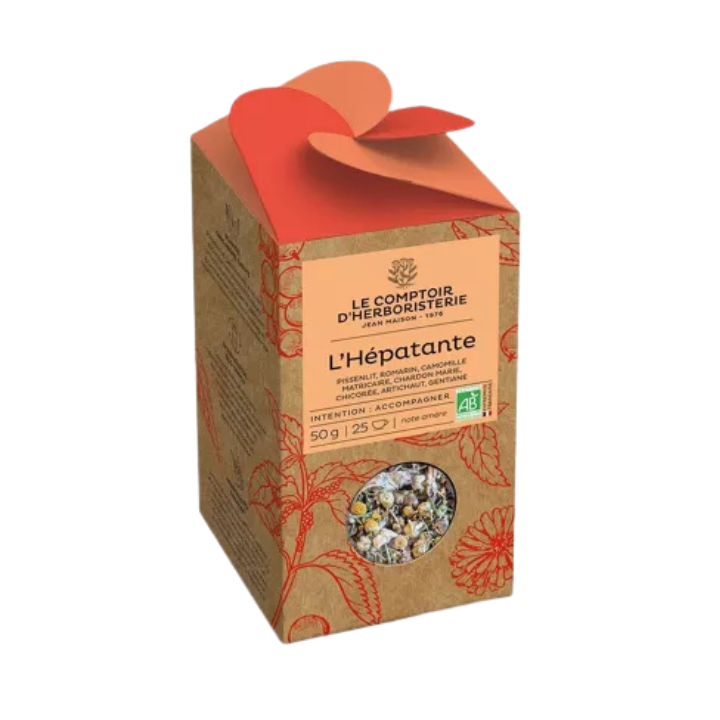 Tisane L’Hépatante Bio 50 g – Drainante du foie 