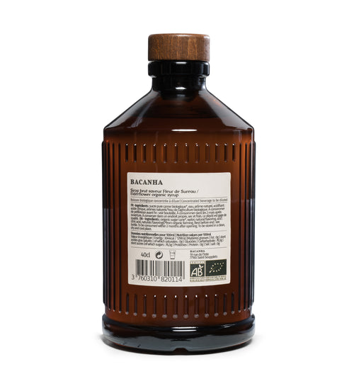 Sirop Fleur de Sureau Bacanha – Sirop bio floral et raffiné -arriere